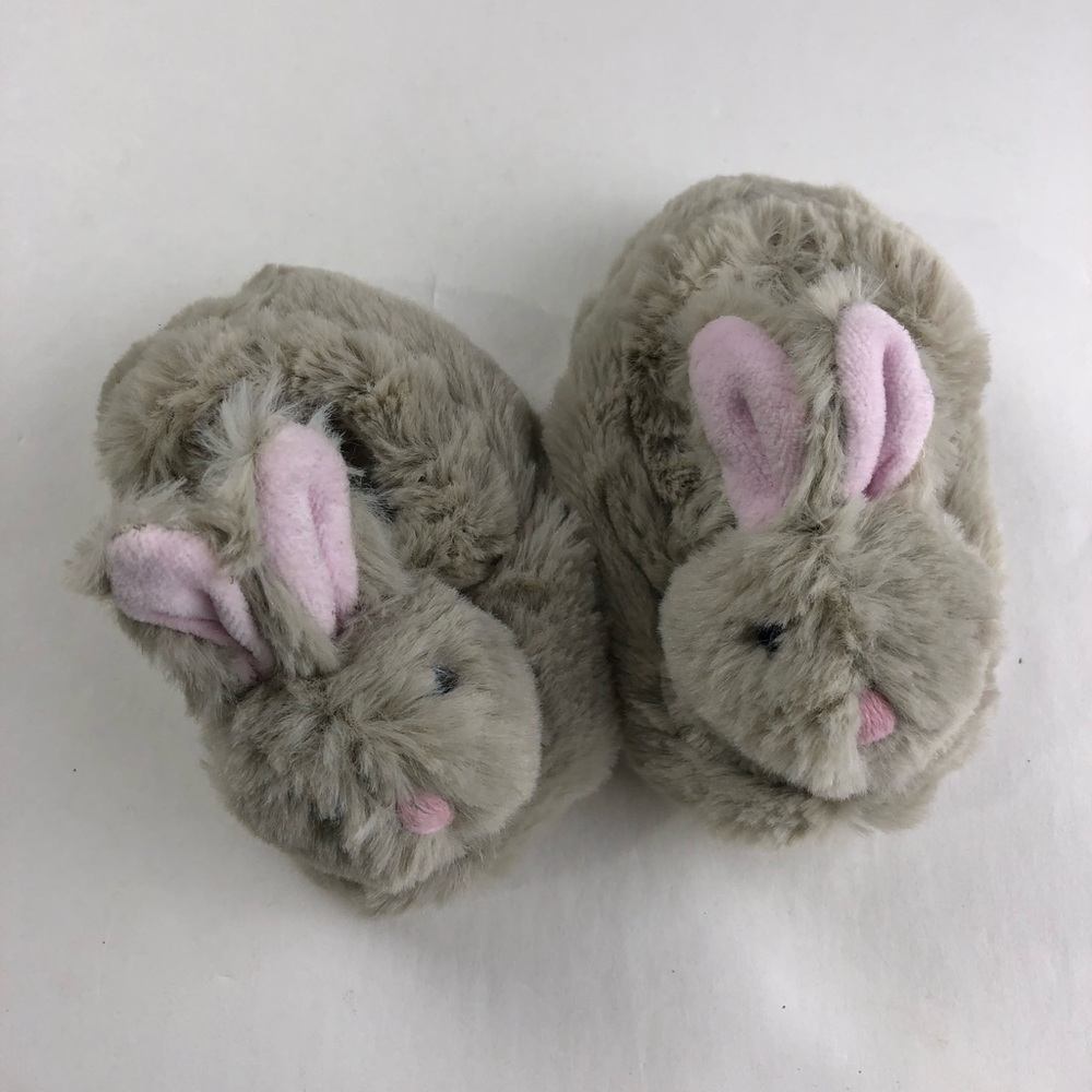 Pottery barn bunny slippers 0-12 mos